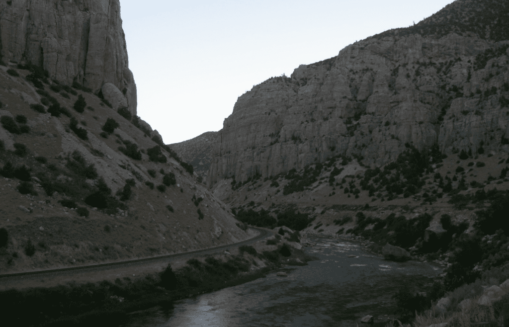 Wind River Canyon. 